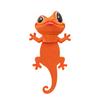 Funny Gecko Bookmark 3D Printed Lizard Page Clip Novelty Animal Bookmark for Readers