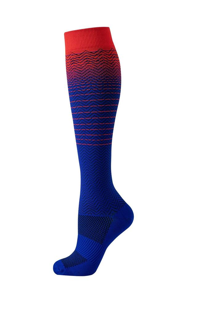 New 200-Pin Gradual Change Pressure Socks Men'S And Women'S Cycling Running Sports Football Socks Outdoor Calf Yoga Socks