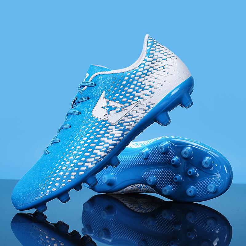2024 Men's Soccer Shoes Large Size Ultralight Football Boots Boys Sneakers Non-Slip AG/TF Soccer Cleats Ankle Boots Unisex