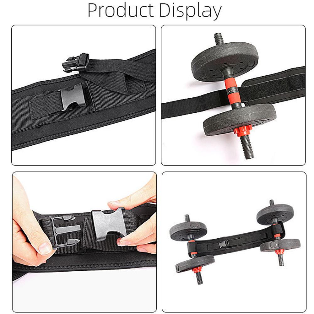 1Pc Waist Support Exercise Hip Thrust Belt - Dumbbell Hip Thrust Belt - Premium Comfortable For Dumbbells, Gym Or Home Workouts