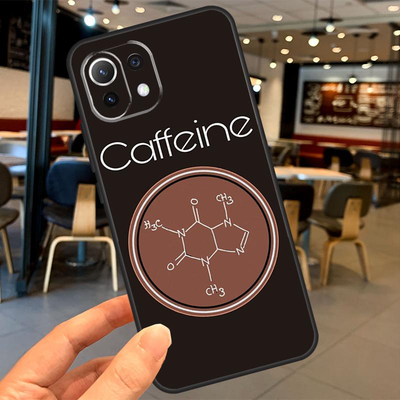 Science Chemistry Caffeine Case For Xiaomi 14T Pro 11T 12T 13T 13 14 15 Ultra POCO X7 Pro X3 X5 X6 F5 F6 M6 Pro Coque