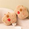 Non-Toxic Christmas Pillow Capybara Gingerbread Stuffed Throw Plush Sofa Backrest Home Room Decro