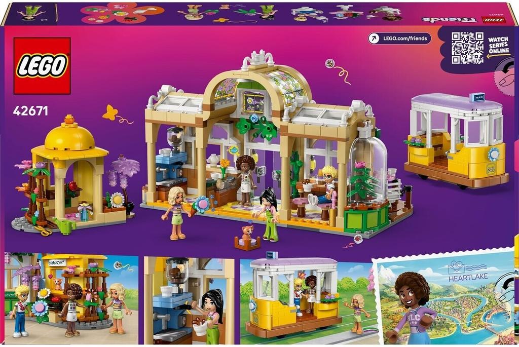 LEGO Constructor House Friends – Plant Cafe and Flower Kiosk (42671)