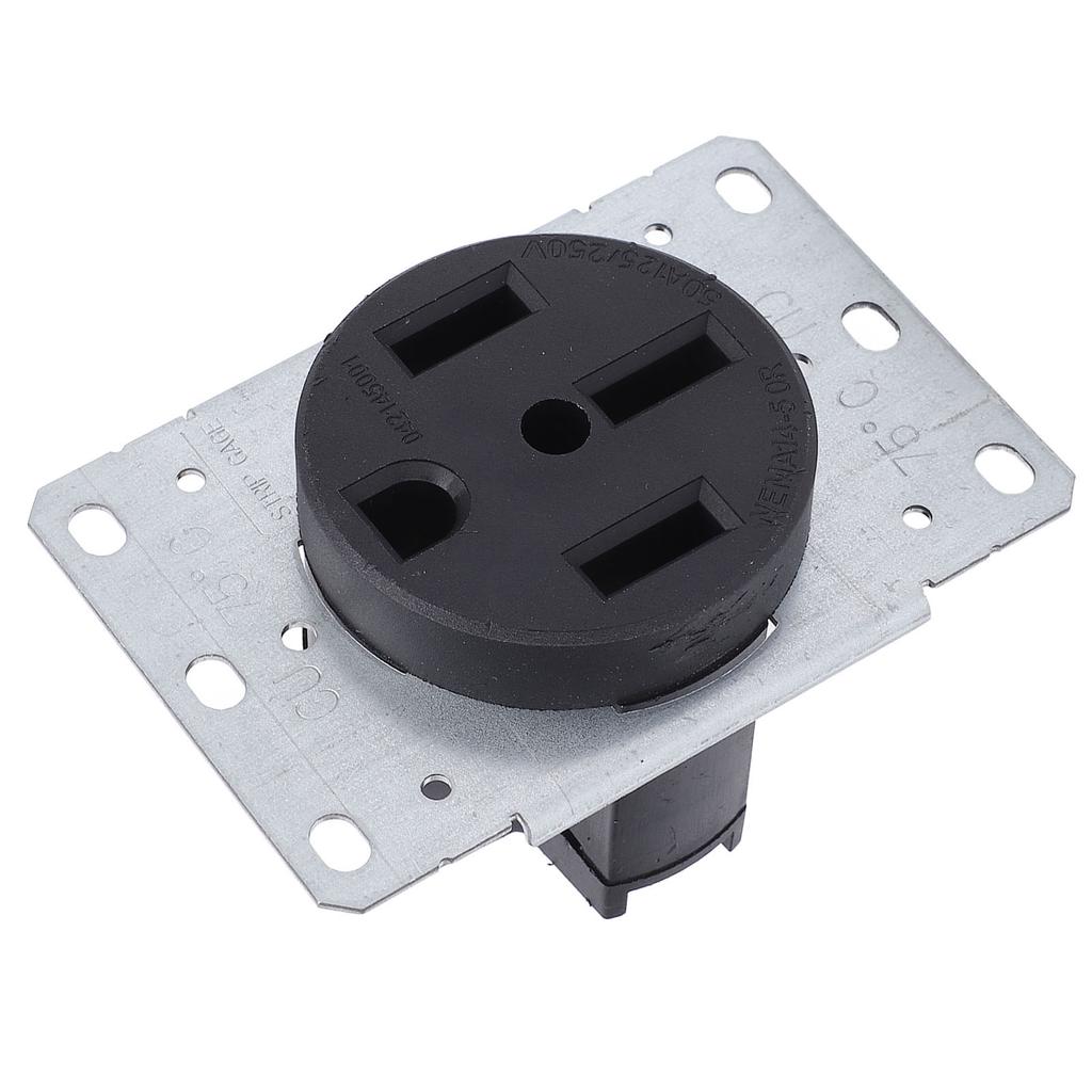 50A Einbau-Steckdose 4-polig geerdet Unterputz-Steckdose für Campingwagen Reisen Generator