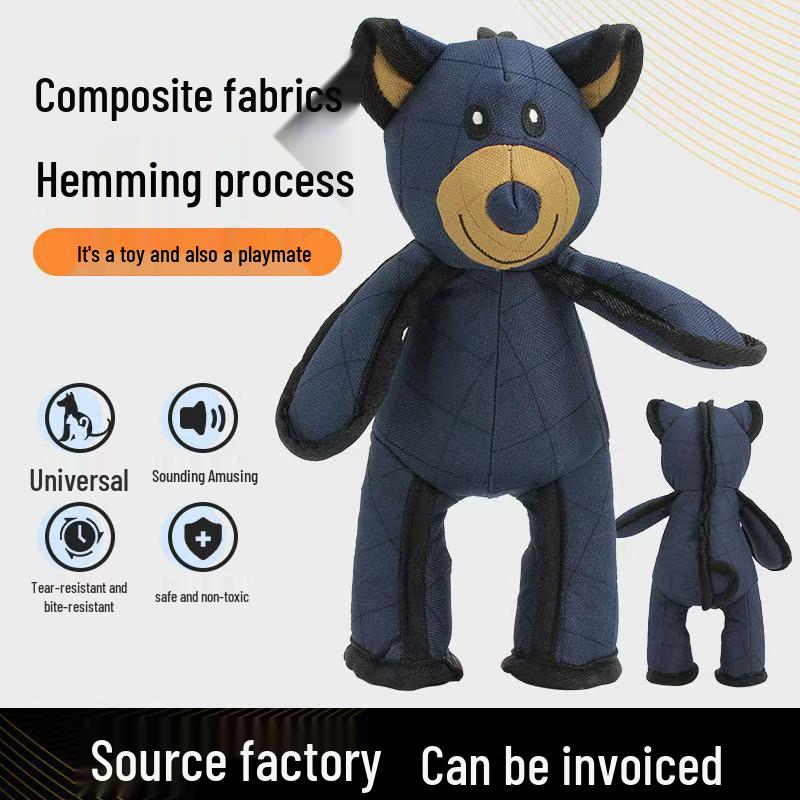 Mighty Bear Durable Dog Squeaky Toy - Oxford Cloth