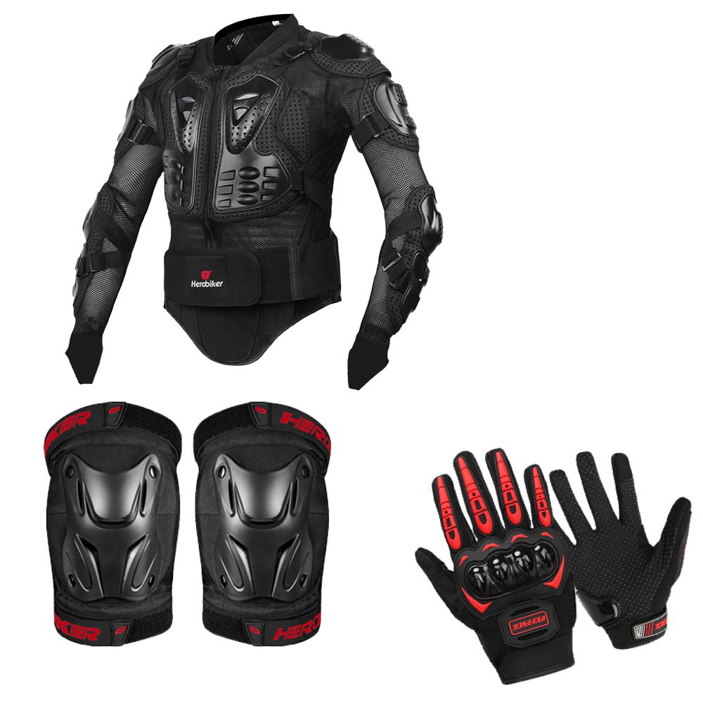 New Motorcycle Jackets Men's Body Armor Protection Jackets CE Protector Motorbike Motocross Jacket Moto Riding Protective Gear