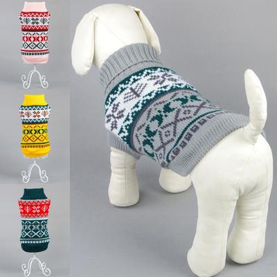 Sveter Oblečenie Snowflower Šteniatko Psík Mačka Mačka Bunda Pletený Pulóver