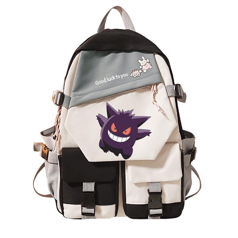 Pokemon Elf Peripheral Printed Casual Backpack Elementary and Secondary School Students Large Capacity Backpack