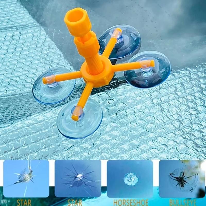 Ön cam tamir kiti hızlı düzeltme araba kırık cam ön cam reçine mühürleyen DIY otomatik pencere teli parlatma