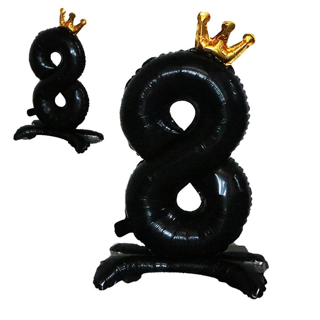 "Crown Digital 32-Inch Standing Balloon for Birthday & Wedding Decoration"