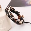 Bohemia Punk Twisted Wax Rope Bracelet For Man Hand Woven Hemp Rope Adjustable Bracelet Unisex Accessories Designer  Gift