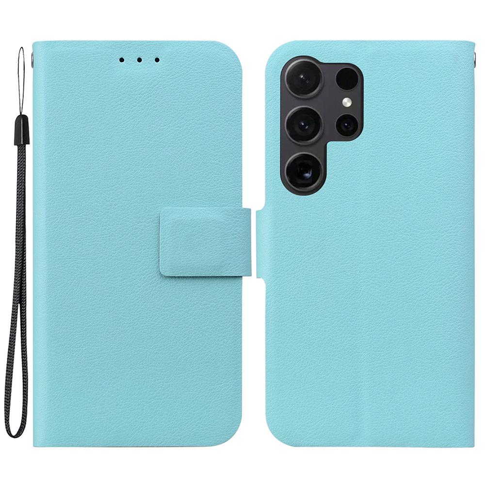 For Samsung Galaxy S24 Ultra Case Ultra-Thin PU Leather+TPU Phone Cover with Card Slot