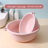 Durable Large Plastic Basin for Laundry, Washing Feet, Face, Vegetables - Ideal for Dorms & Homes