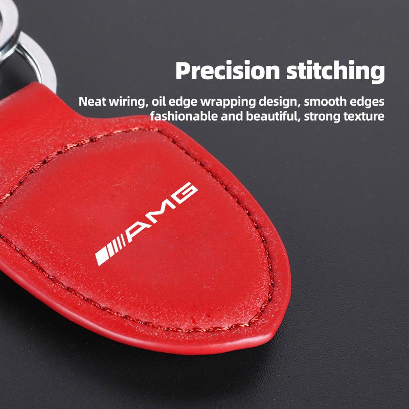 Auto Leder Schlüsselanhänger Ring Luxus Schild Schlüsselanhänger Reifenventilkappe Für Mercedes Benz AMG GLE GLS CLA CLE GLC CLS GLA W223 W213 WI3