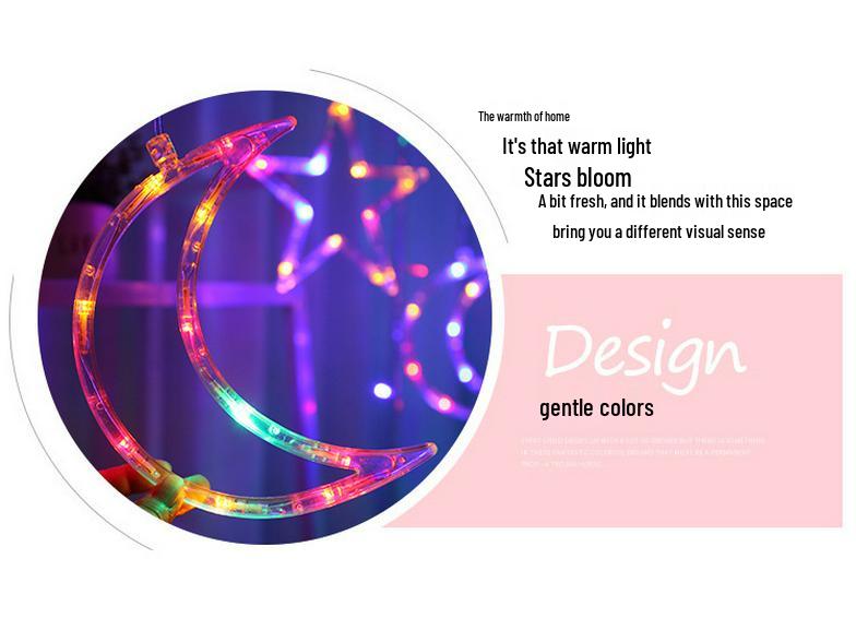 Waterproof Outdoor LED Solar String Lights - Curtain Style for Christmas & Courtyard Decorations