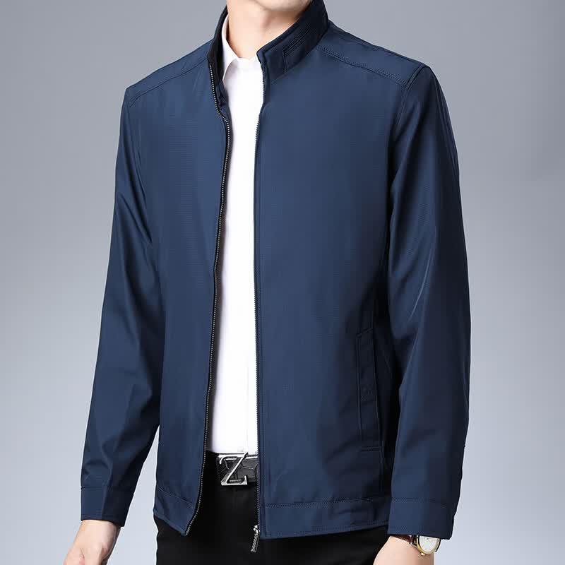 

IMAGINEX Men s Business Casual Stand-Collar Jacket IM26C103 L