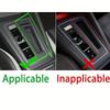 Applicable for VOLKSWAGEN Golf 8 Carbon Fiber Center Console Gear Shift Inner Frame Panel Decorative Sticker Interior Modificati
