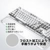 Sikai Wrist Rest Keyboard Arm Rest Palm Rest Acrylic Suitable for 87 Keys No Logo Simple Design Ergonomic Fatigue Rest Wrist Rest for Mechanical