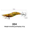 Hard Fishing Lure 1.5# Squid Jig 8.2g 7cm Hard Bait Luminous Glow in Dark Prawn Lure Fishing Tackle