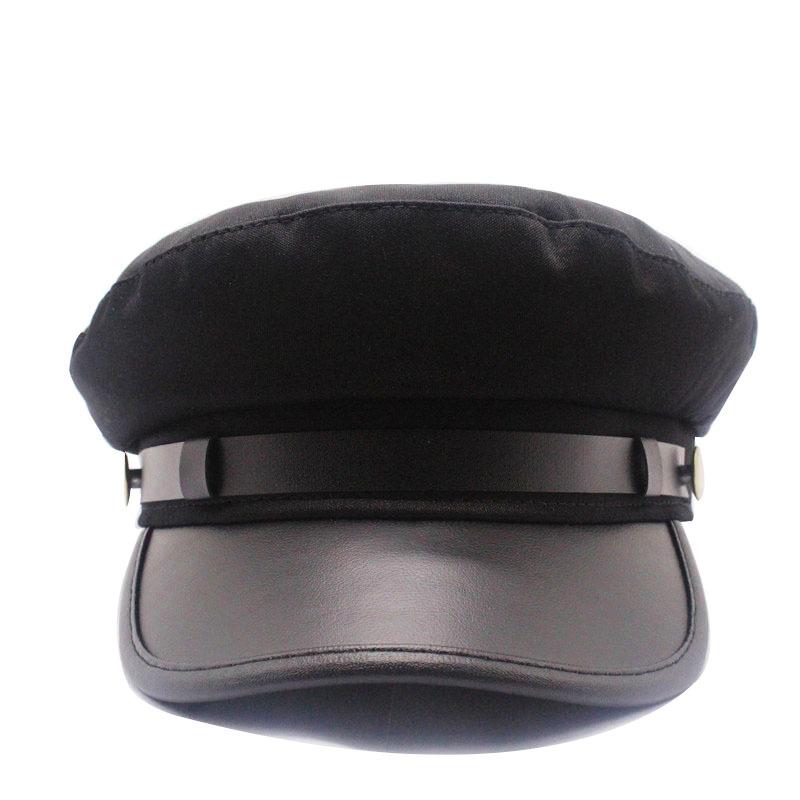 Navy Hat British Season Women'S Hat Versatile Tide Casual Flat Top Beret Tide