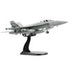 NUOTIE Ultimate Hornet Modèle d'avion en alliage moulé sous pression F18F Fighter Simulation Modèle Kit Modèle d'avion militaire avec support pour collection et cadeau