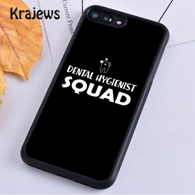 Krajews Dentist Tooth Dental Hygienist Phone Case Cover For iPhone 17 Air 16 15 14 plus 12 13 pro max Fundas