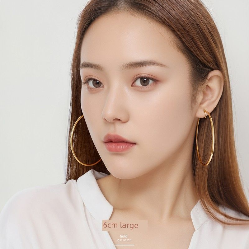 Do Not Pick Face Shape Fashion Wind Ear Clip High-Key Dignified Simple Bracelet
