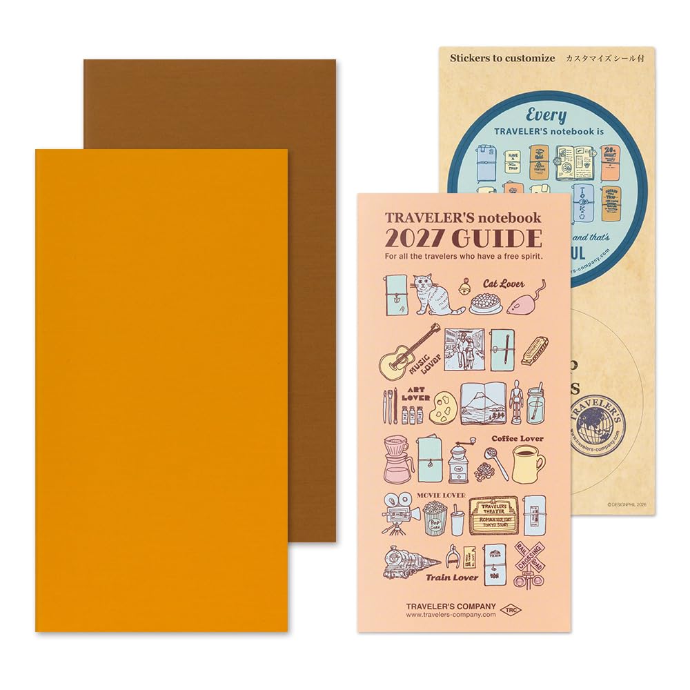 Traveler's Notebook Refill 2027 A5 Slim Vertical 14496006 (Starting In January 2027)