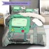 BMO  Pattern Bedding Quilt Set  Home Decoration  Gift (1 * duvet cover + 2 * pillowcase  without core)