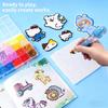 DIY Beaded Pens, 2.6mm 3D Pixel Puzzle Bead DIY Automatic Bead Pen | DIY Handmade Bead Puzzle Pen, Ergonomic Grip Design,