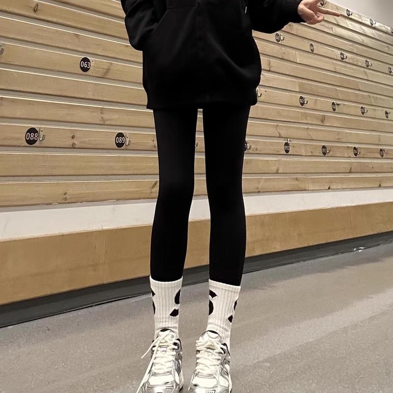 

Avanti Women s Fleece-Lined High-Waist Shark Leggings L