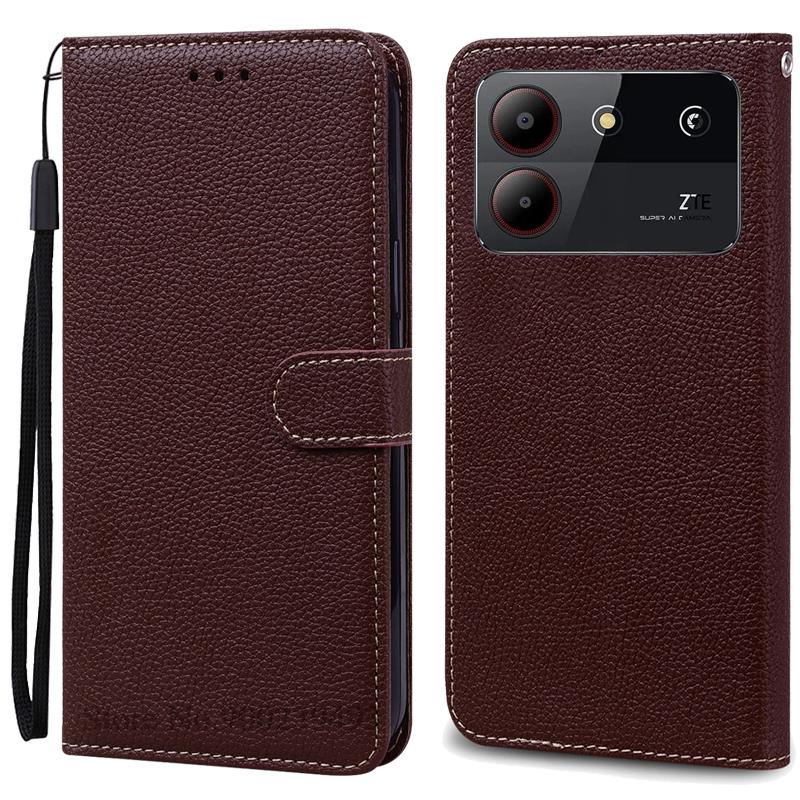 For ZTE Blade A54 Case Leather Wallet Flip Case For ZTE Blade A54 Cover Coque Fundas For ZTE Blade A54 Phone Case Bumper