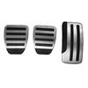 YANMW T31 Series Brake Pedal Covers for Nissan Dualis Murano Elgrand and Stainless Steel Foot Pedals for and X-Trail J10, Z51, E52, Teana. Clutch,