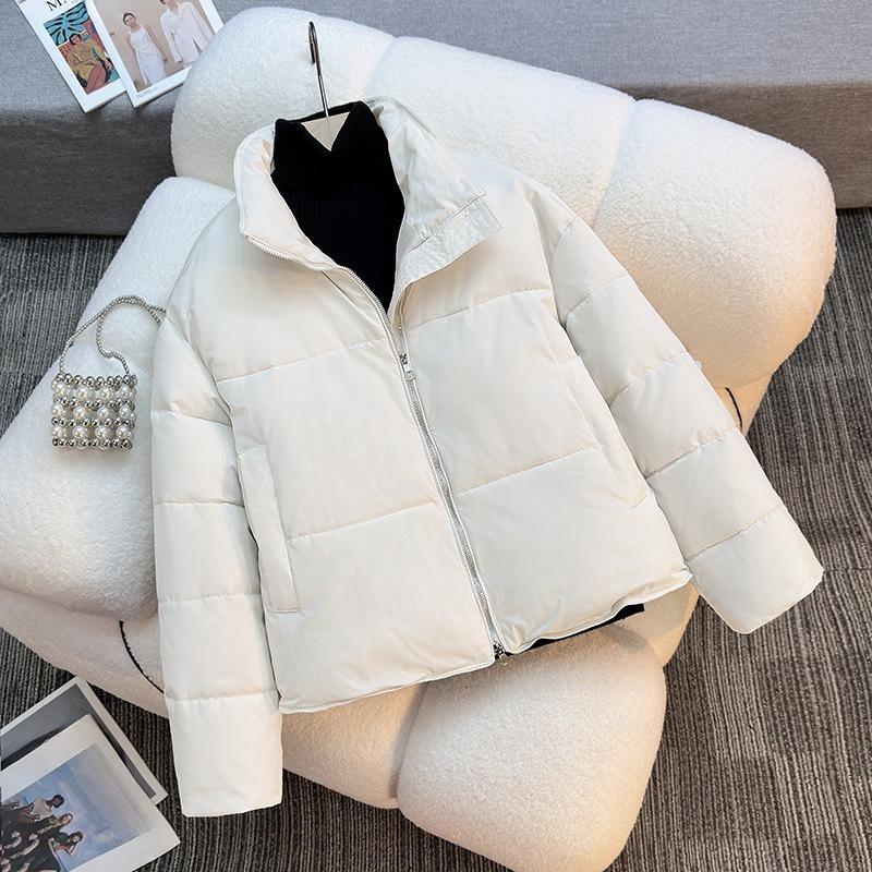 New Down Cotton-padded Jacket Women's Short Loose Korean Version of Thick Cotton-padded Jacket Short Bread Coat.