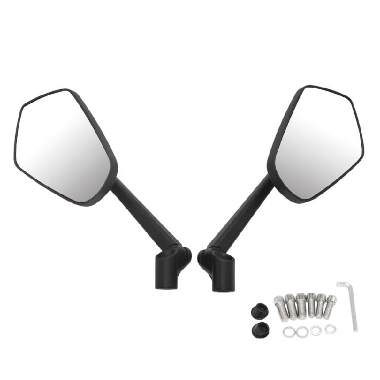 

2pcs Motorcycle Adjustable 10mm Mirror Handle Bar Side Rearview Reflector Mirror 1
