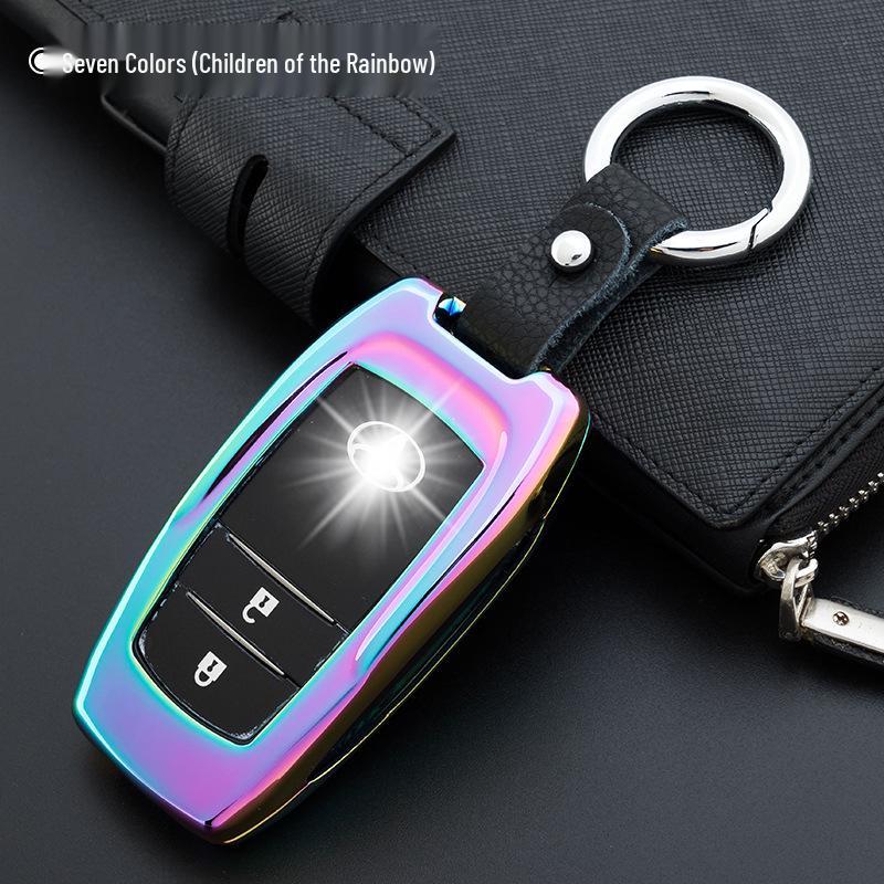 Toyota RAV4, Highlander, Prado, Crown, Corolla Dual Engine Car Key Shell Cover