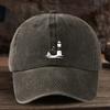 Seagull Sailboat Print Baseball Hat Unisex Outdoor Fashion Versatile Peaked Cap Trend