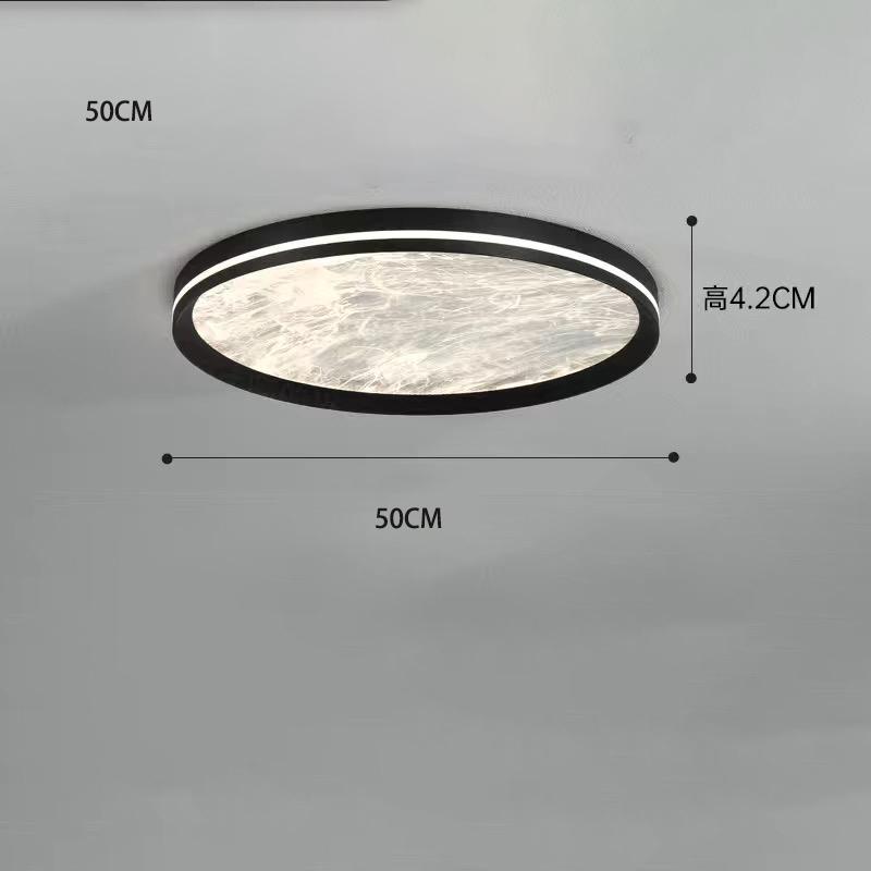2024 New LED Round LED Ceiling Lights Modern Simple Living Room Bedroom Study Acrylic Chandelier Nordic Indoor Lighting Decor