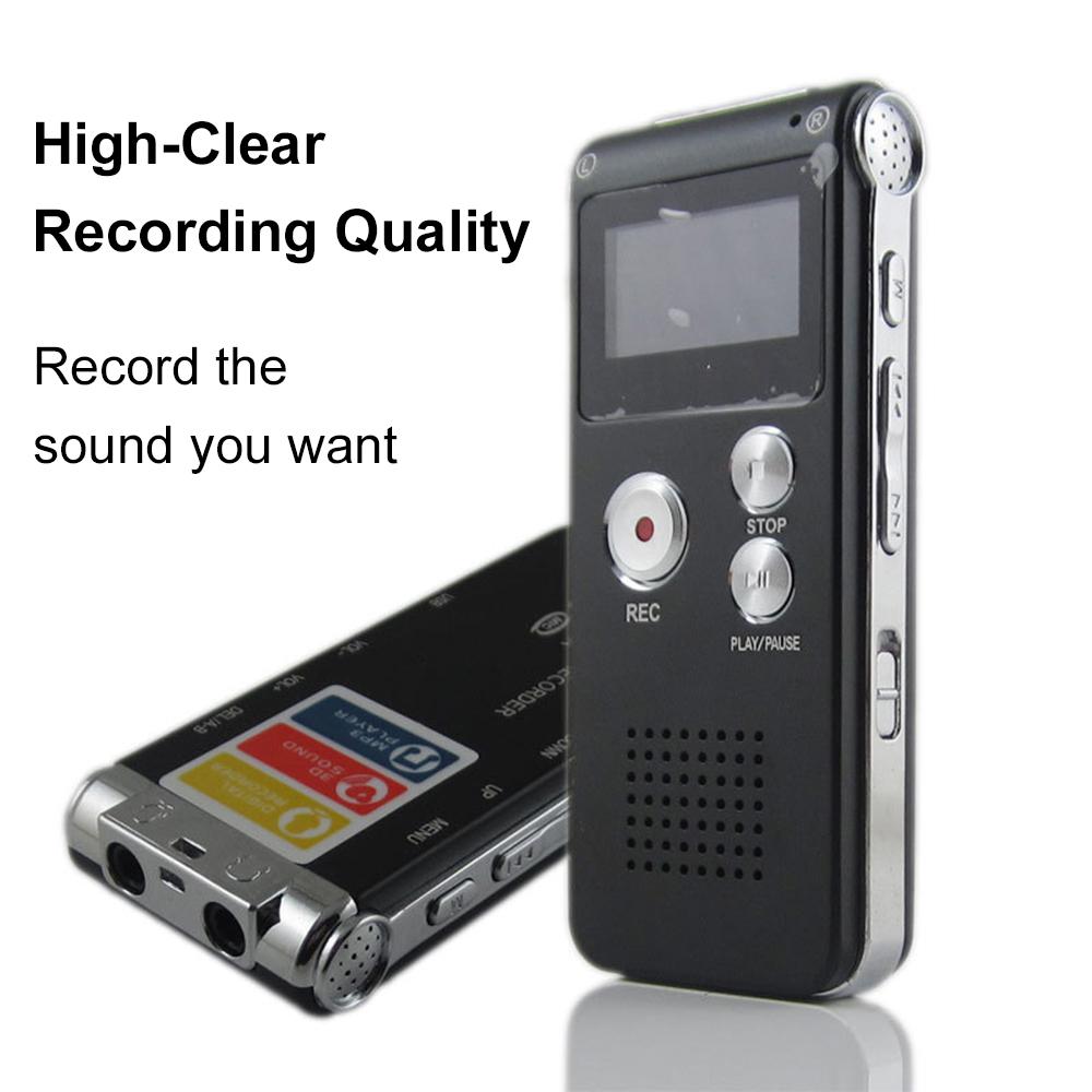 Digital Voice Recorder O Recording Device with Playback Microphone Song Player Portable Tape