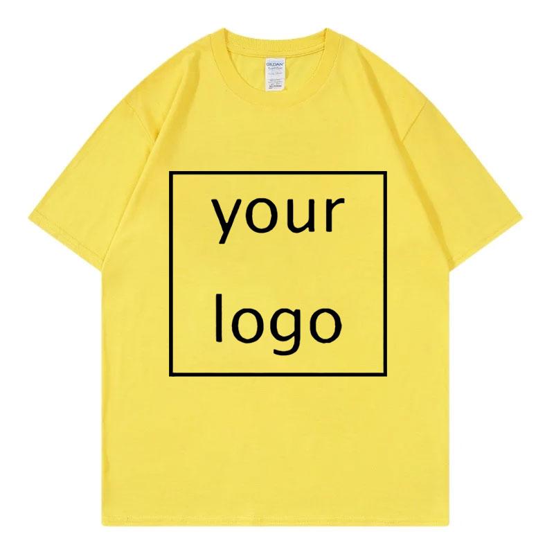 Ihr personalisiertes Customization Grafikdruck T-Shirt Herren Damen Hohe Qualität Baumwolle T-Shirt Mode Lässig Kurzarm T-Shirts