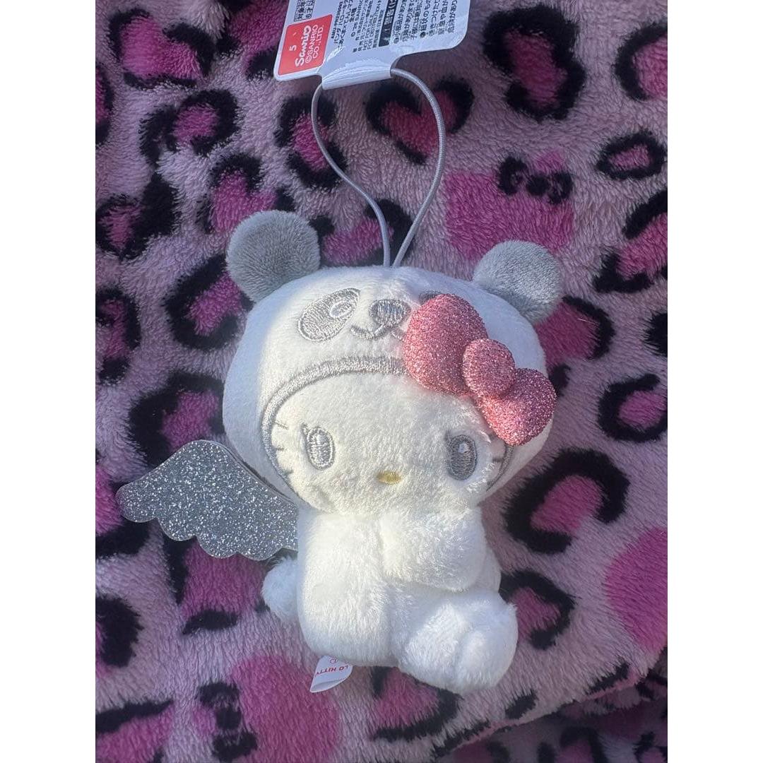 Hello Kitty Winged Plush Panda Hat