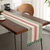 Soft Bohemian Table Flag Splicing Macrame Table Mat Knitted Hollow-out Table Runner Dining Table