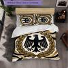 Belgium Football Pattern 3 Pieces Bedding Set Soft Microfiber Duvet Cover with Pillow Cases for Bedroom