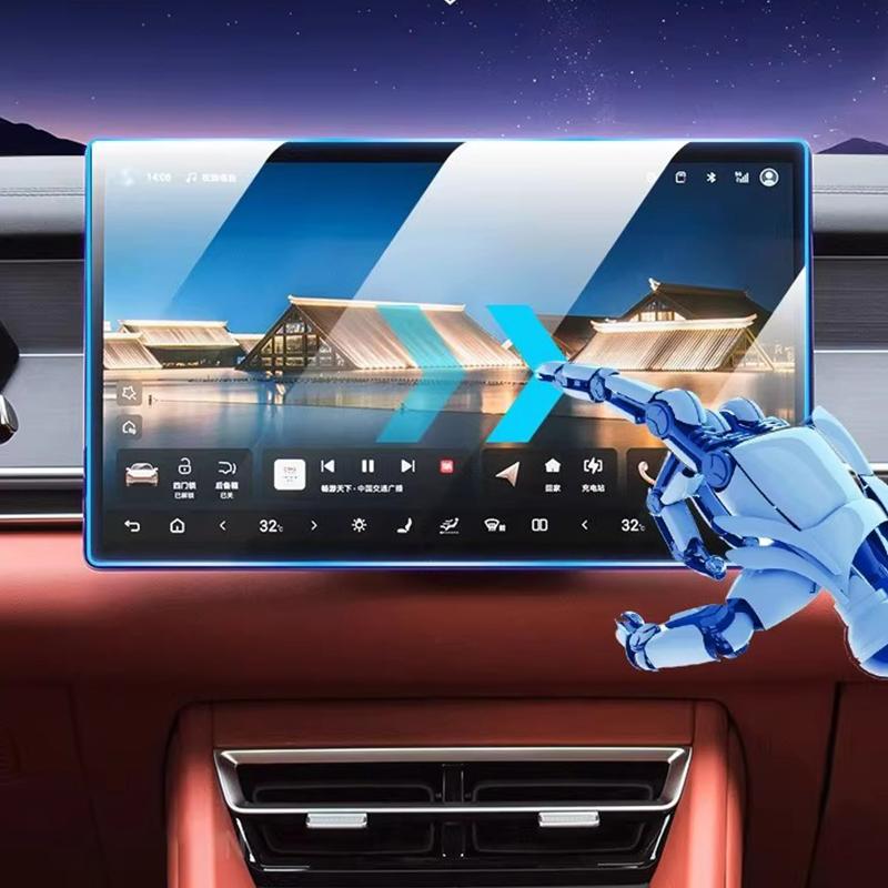 For BYD Sealion 8 ATTO 8 TANG L 2025-2026 Central Control Tempered Film Navigation Display Screen Coating Automobile Supplies