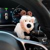 Car Accessory Used For Car Gear Shift Decoration Cute Turn Signal West Highland Dog Wiper Dolls Rearview Mirror Ornament Gift