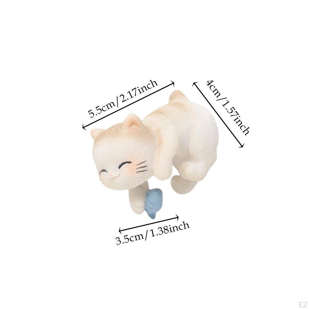 Ogród Statua Kota Doniczka Przytulanka Figurka Dekoracja Miniaturowy Wieszak na Doniczkę Wiszący Wazon