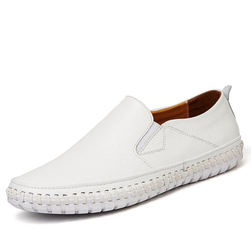 Men's Summer Moccasins: Fashionable, Versatile, Breathable Leather Casual Shoes