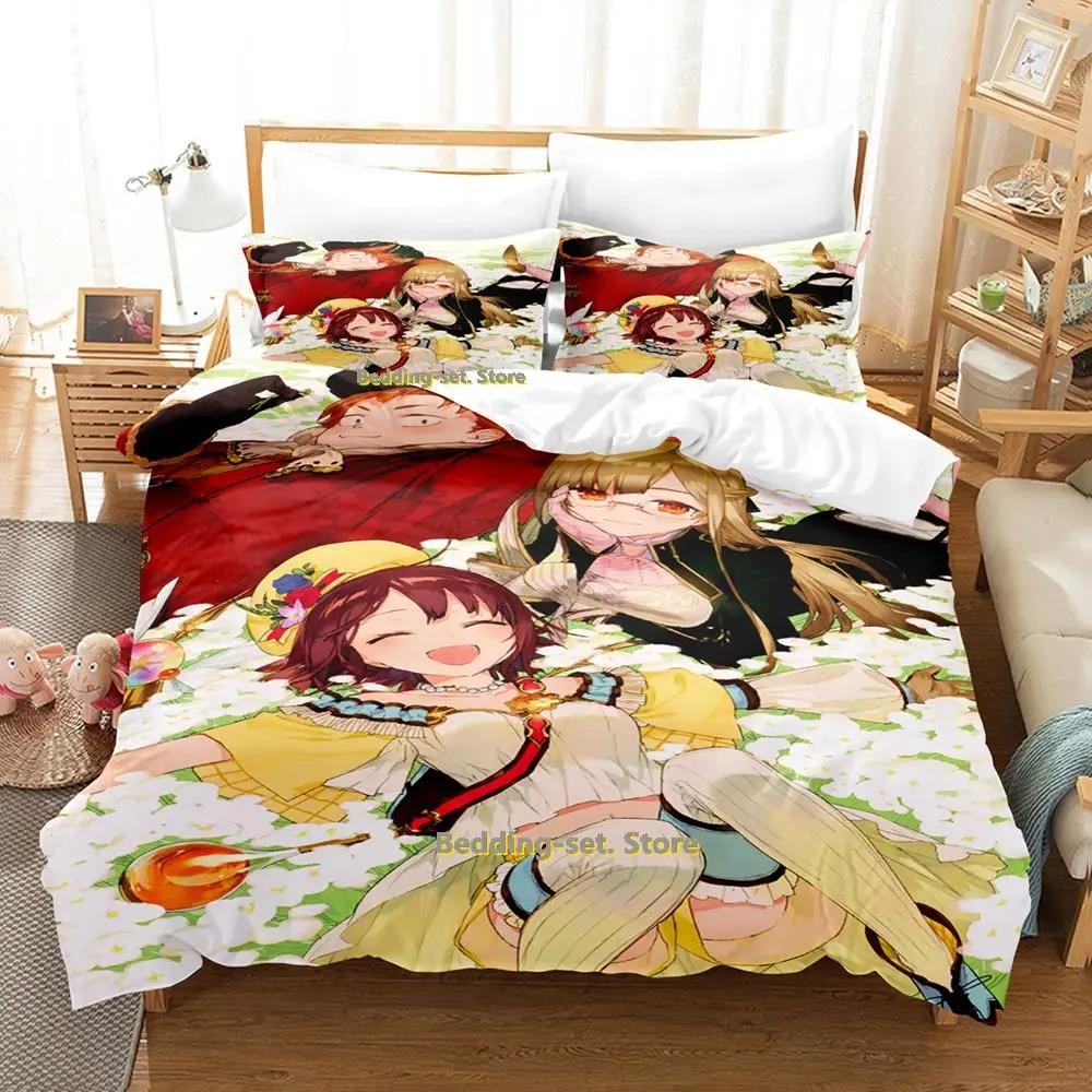 New Atelier Sophie Bedding Set Cartoon Anime three-piece set Adult Kid Bedroom Duvetcover Sets queen bedding set