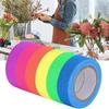 6PCS High Viscosity Fluorescent Cloth Tape Multi-Color Neon Gaffer Tape Luminous Tape  Floor Marking