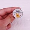 Funny Corgi Brooch: 'I'm Not Short, I'm Cute!'